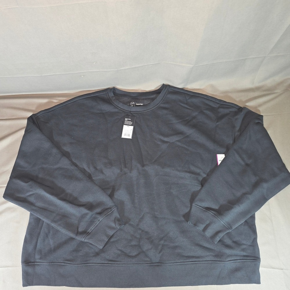Original Use Mens Crew Neck Sweatshirt Hematite Black XXL 043 18 8204 Pullover
